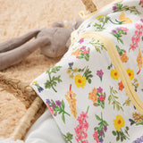 100% Cotton Floral Print Zip Up Sleeveless Baby Sleeping Bags / Pillow / Swaddling Blanket - MomYom PK