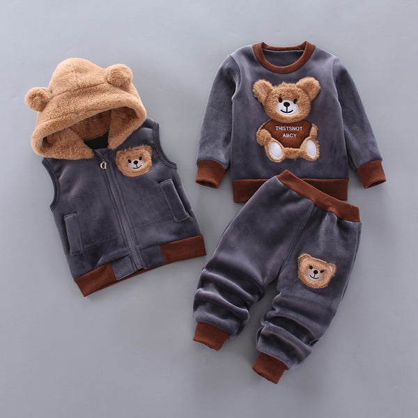 Winter Three Piece Flannel Set