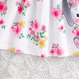 Flower Elephant Dress Set