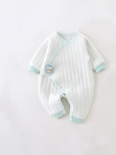 Newborn Warm Quilted Jumpsuit Cloth