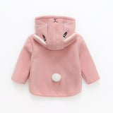 Unisex Baby Cartoon Hooded Winter Coat