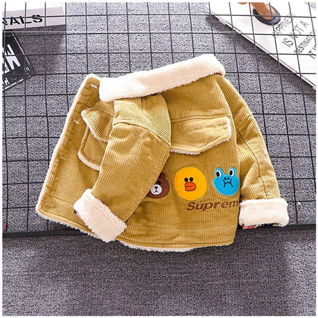 Winter 1 Piece Kids Baby Girls Jacket Childrens Clothing Toddler Girl Boy Tops Fleece Jackets Coat Outerwear for Kids