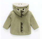 Unisex Baby Cartoon Hooded Winter Coat