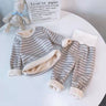 Baby Striped Thermal Cotton Set