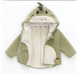 Unisex Baby Cartoon Hooded Winter Coat