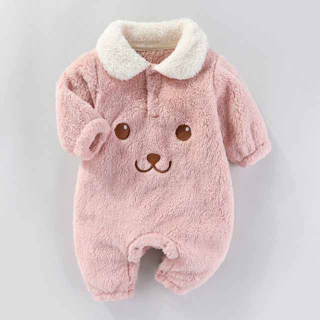 Cute Newborn Baby Romper Spring Autumn Baby Clothes Cartoon Baby Girl Rompers Soft Infant Jumpsuit