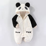 Winter Plush Animal Insulation Cotton-padded baby rompers