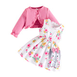 Flower Elephant Dress Set