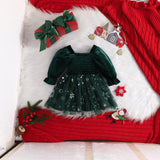 Star Snowflake Fleece Dress