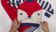 2pcs Baby Boy 100% Cotton Fox Graphic Stripe Long-sleeve Sweater and Pants Set