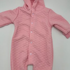 Textured one pc pink romper