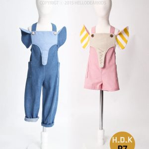Elephant Denim Jumpsuit