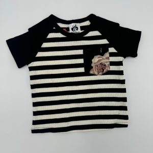 Striped Half Sleeves T-Shirt