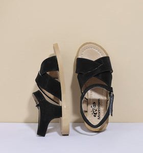 Girl's Letter Print Sandals - Beige, EU: 24