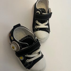 Baby Double Flower glittery Pumps