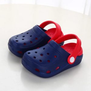 Toddler / Kids Breathable Solid Slippers - Grey, EU: 7.5