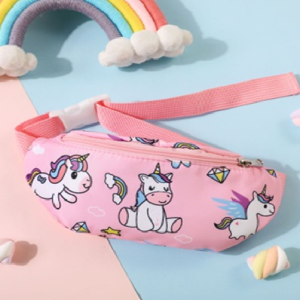 Toddlers/Kids Unicorn Print Waist Chest Shoulder Bag