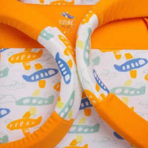 Baby Moses Basket - Orange Elephant Theme