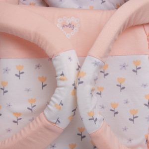 Baby Moses Basket - Pink Butterfly Theme