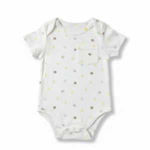Bodysuit Front Pocket Paw Infant