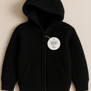 Sweater cross stich black toddler