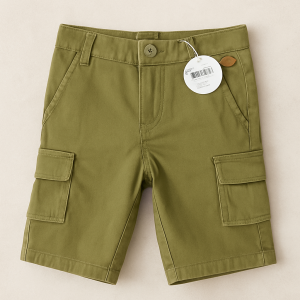 Bermuda twill lt green toddler