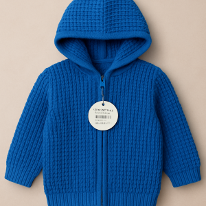 Sweater Cross Stich Blue Toddler