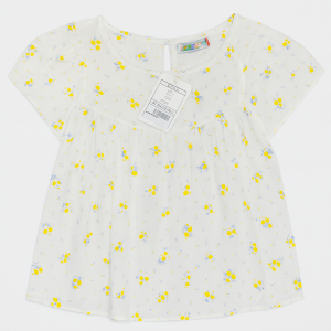 Frock Front Flair Yellow Flower Toddler