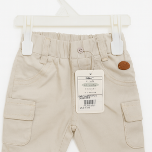 SHORT TWILL SIDE POCKET BEIGE INFANT