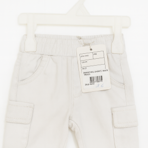 SHORTS DENIM TWILL WHITE INFANT