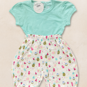 Jumpsuit Contras Bottom Green Infant