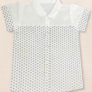 Shirt Cut & Sew Boys Abtract Flower Infant