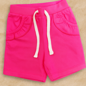 Shorts floral pocket s.pink infant