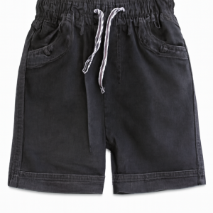 Denim Shorts With Dori Black Grey Infant