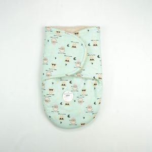 SWADDLE BABY WRAPE GREEN BIRDS