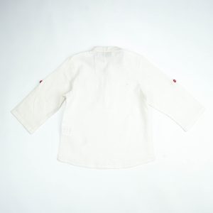 SHIRT KURTA FRONT POCKET BOYS WHITE TOODLER