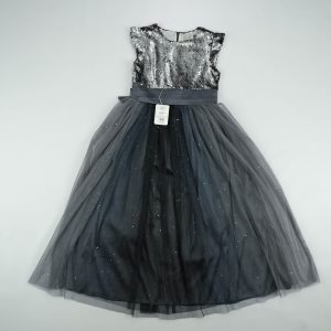 Frock Pleated Belt Black Toddler