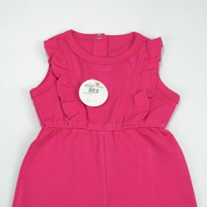 JUMPSUIT FRILL SHOULDER S.PINK INFANT