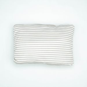 PILLOW SET GREY STRIPES