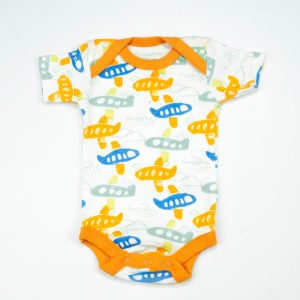 BODY SUIT PK3 NB MUSTARD PILOT