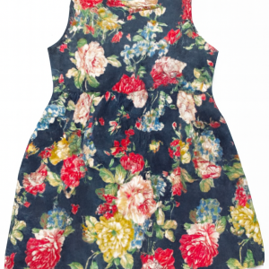 Frock A-Line Black Flower Toddler