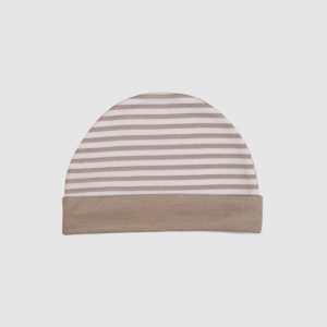 Baby Cap Striped Cotton Soft Comfortable Newborn Infant Clothing Accessory   Variation 2 - Purple / Newborn