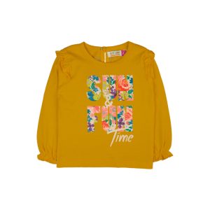 Mustard Yellow 'Sun & Fun Time' Shirt - Yellow Green / 2-3 Years