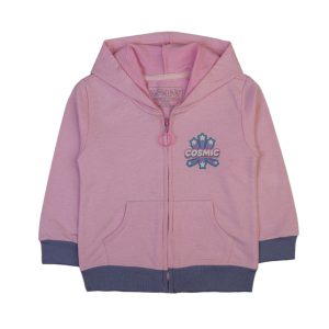 Kids Hoodie - Green with Cosmic Print - Green / 2-3 Years