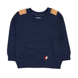Navy Blue Baby Sweatshirt - Navy / 3-6 Months