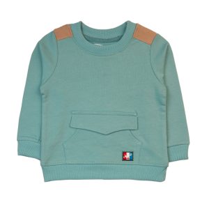 Light Blue Baby Sweatshirt - Light Blue / 3-6 Months
