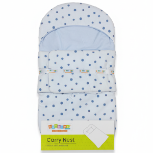 Carry Nest Fancy  Blue Polka - New Born