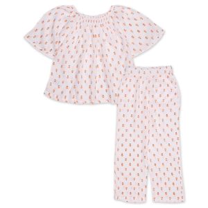 Co-Ord Set Off Lilac Flower Toddler