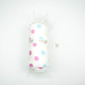 Blanket Fleece Multi Polka