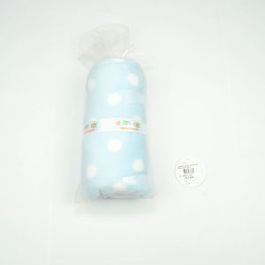 Blanket Fleece Blue Polka